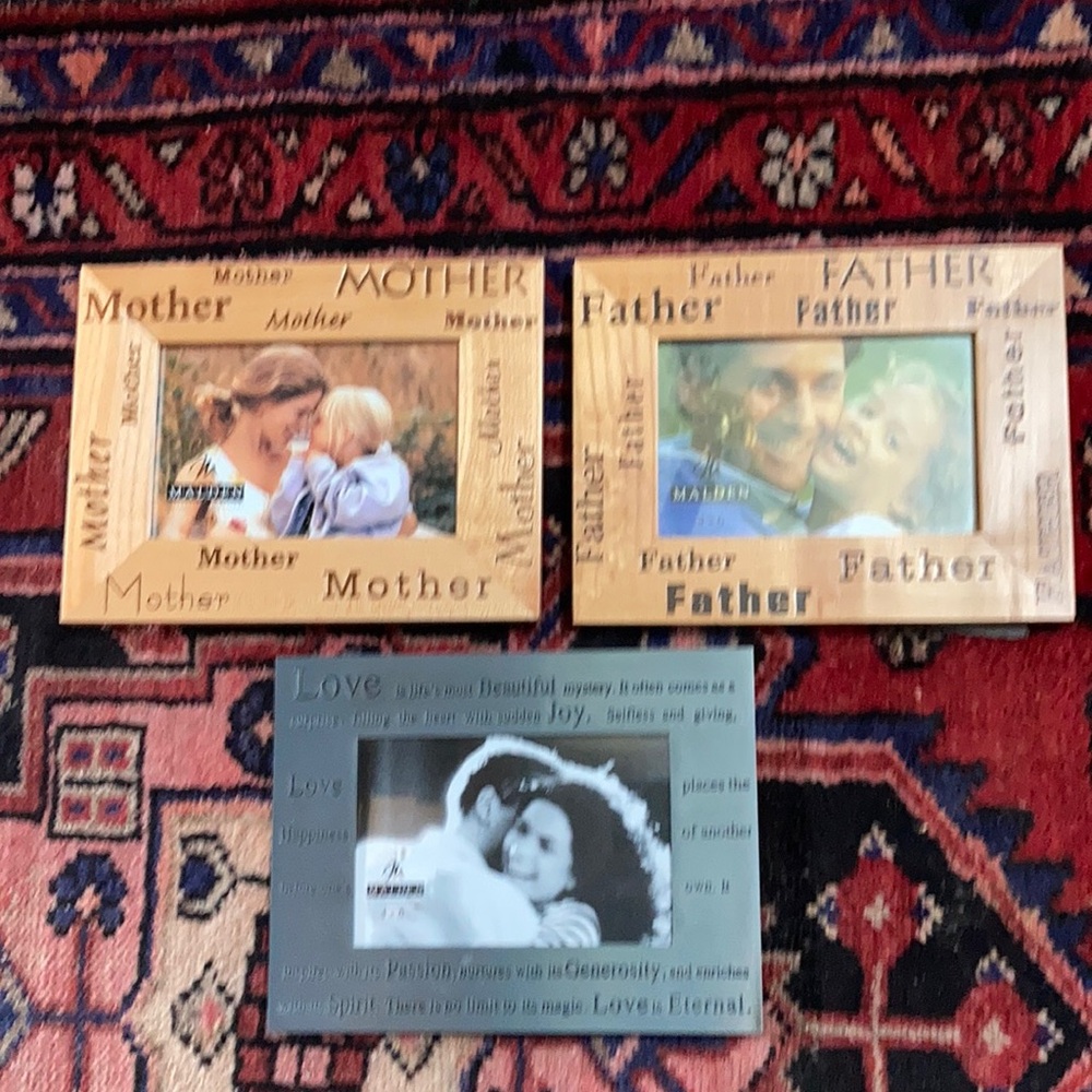 3 piece lot for one price vintage picture frames new in box unused by Malden 4x6